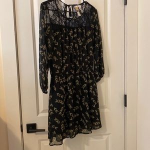 Mimi chica long sleeve mini dress